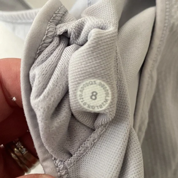 Lululemon Train Racerback Tank Grey/Mauve - Picture 4 of 5